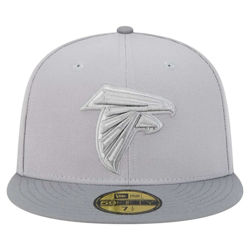 Atlanta Falcons New Era Iron Cloud 59FIFTY Fitted Hat - Gray/Graphite online