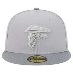 Atlanta Falcons New Era Iron Cloud 59FIFTY Fitted Hat - Gray/Graphite online