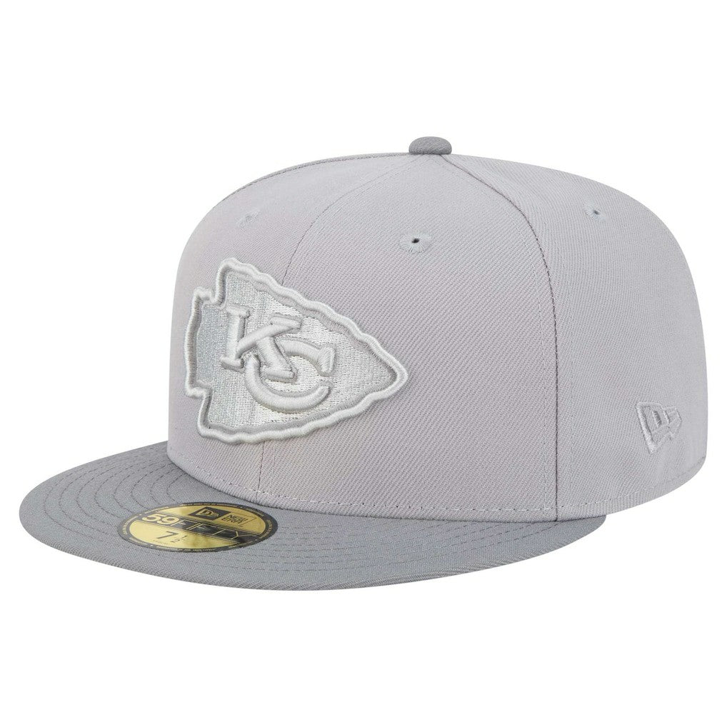 Kansas City Chiefs New Era Iron Cloud 59FIFTY Fitted Hat - Gray/Graphite outlet