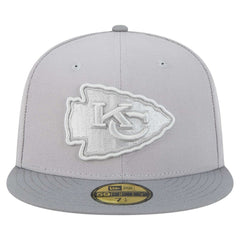 Kansas City Chiefs New Era Iron Cloud 59FIFTY Fitted Hat - Gray/Graphite outlet