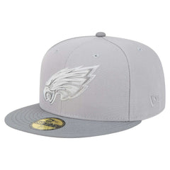Philadelphia Eagles New Era Iron Cloud 59FIFTY Fitted Hat - Gray/Graphite for sale