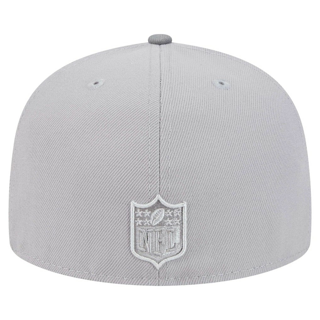 Philadelphia Eagles New Era Iron Cloud 59FIFTY Fitted Hat - Gray/Graphite for sale