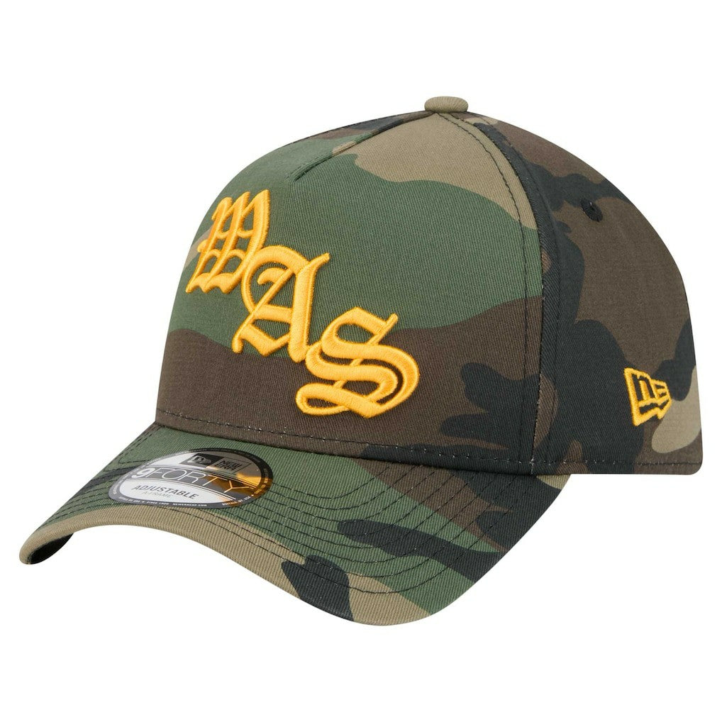 Washington Commanders New Era Mystic Camo A-Frame 9FORTY Adjustable Hat - Camo sale