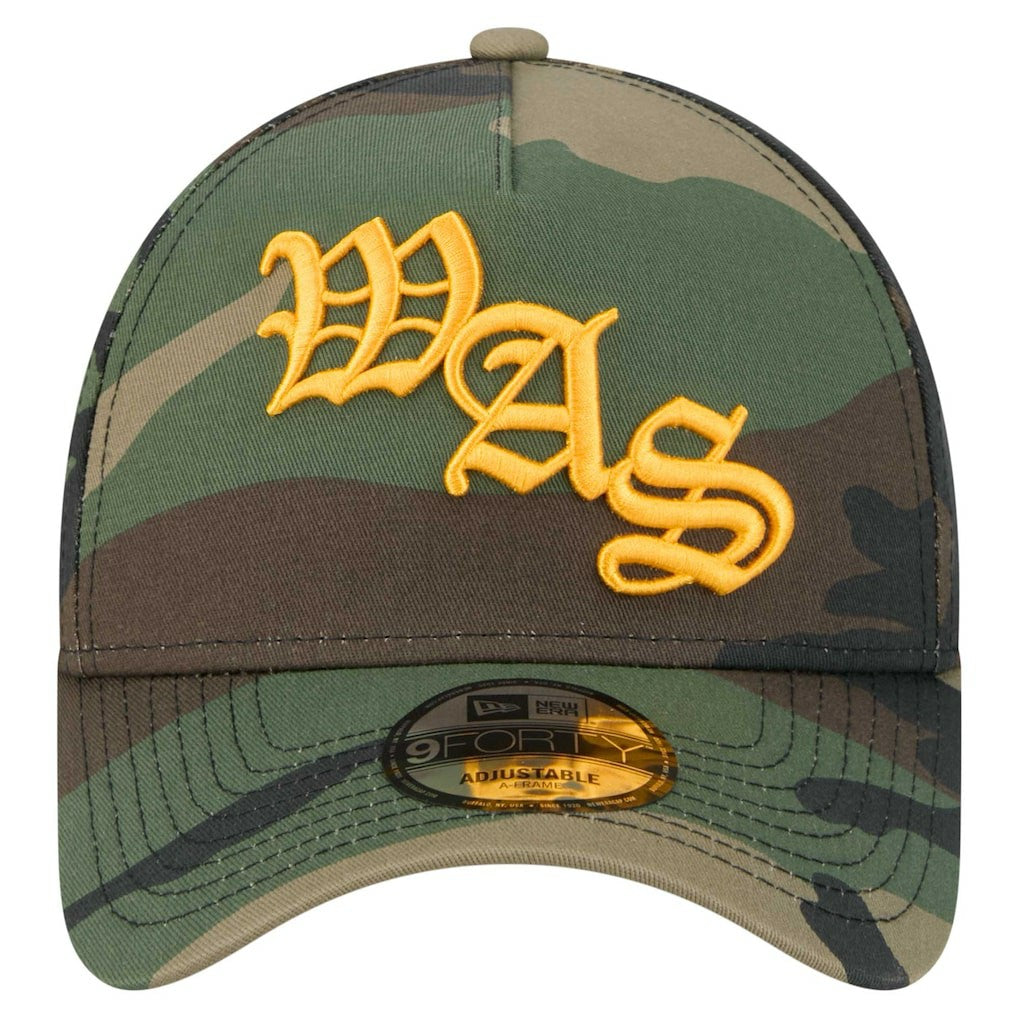 Washington Commanders New Era Mystic Camo A-Frame 9FORTY Adjustable Hat - Camo sale