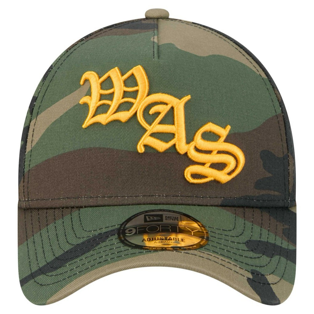 Washington Commanders New Era Mystic Camo A-Frame 9FORTY Adjustable Hat - Camo sale