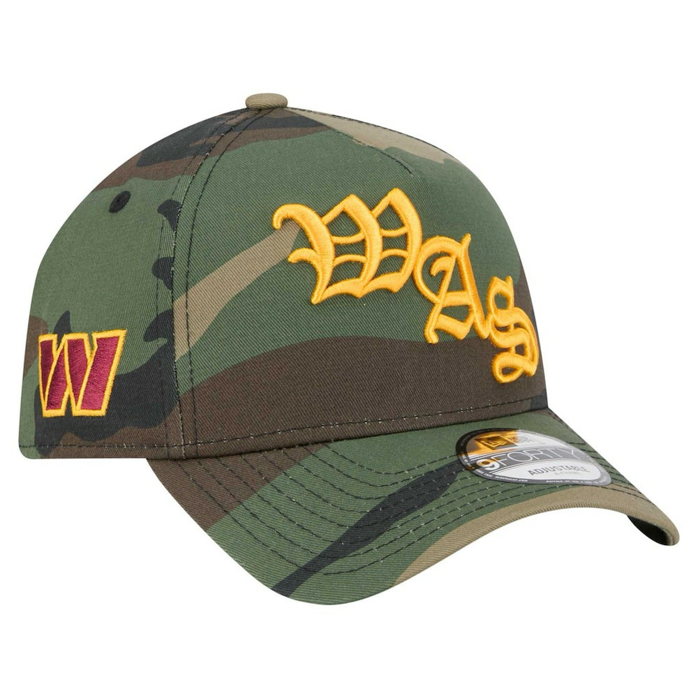 Washington Commanders New Era Mystic Camo A-Frame 9FORTY Adjustable Hat - Camo sale