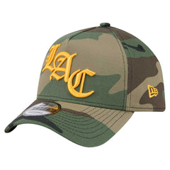 Los Angeles Chargers New Era Mystic Camo A-Frame 9FORTY Adjustable Hat - Camo sale
