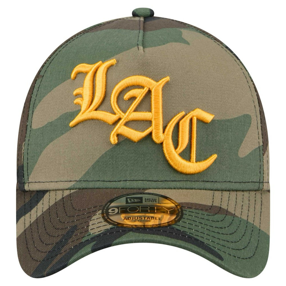 Los Angeles Chargers New Era Mystic Camo A-Frame 9FORTY Adjustable Hat - Camo sale