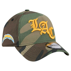 Los Angeles Chargers New Era Mystic Camo A-Frame 9FORTY Adjustable Hat - Camo sale
