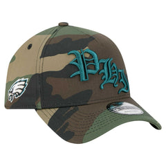 Philadelphia Eagles New Era Mystic Camo A-Frame 9FORTY Adjustable Hat - Camo for sale