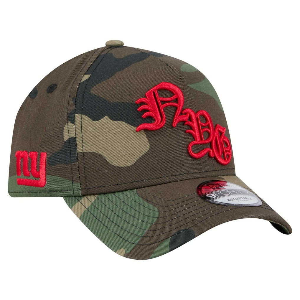 New York Giants New Era Mystic Camo A-Frame 9FORTY Adjustable Hat - Camo cheap