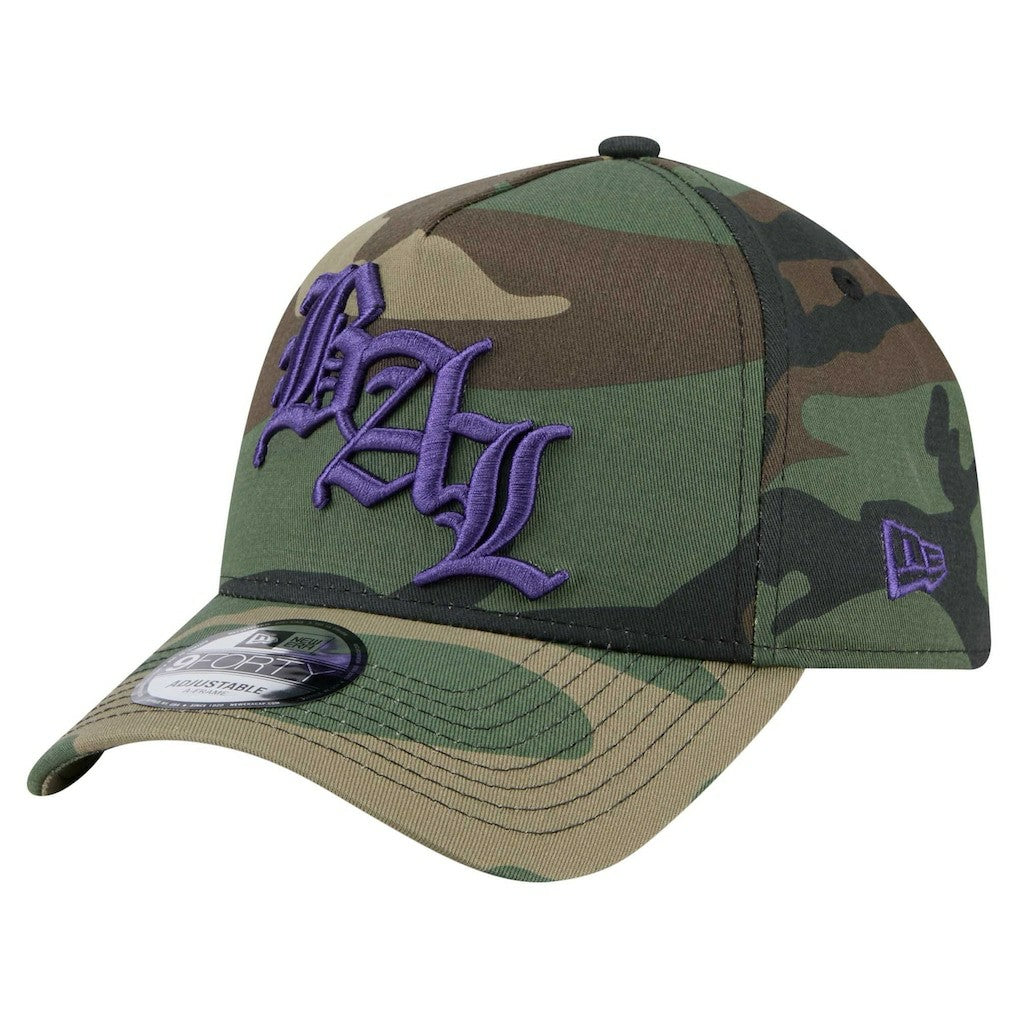 Baltimore Ravens New Era Mystic Camo A-Frame 9FORTY Adjustable Hat - Camo sale