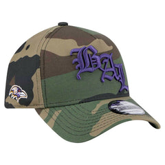 Baltimore Ravens New Era Mystic Camo A-Frame 9FORTY Adjustable Hat - Camo sale