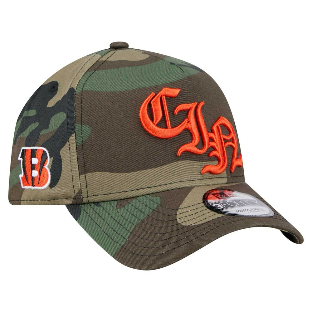 Cincinnati Bengals New Era Mystic Camo A-Frame 9FORTY Adjustable Hat - Camo cheap