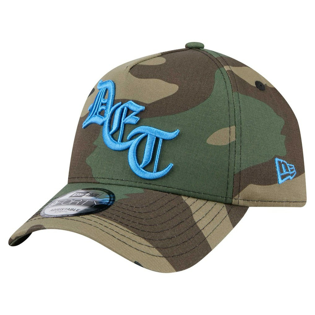 Detroit Lions New Era Mystic Camo A-Frame 9FORTY Adjustable Hat - Camo for sale