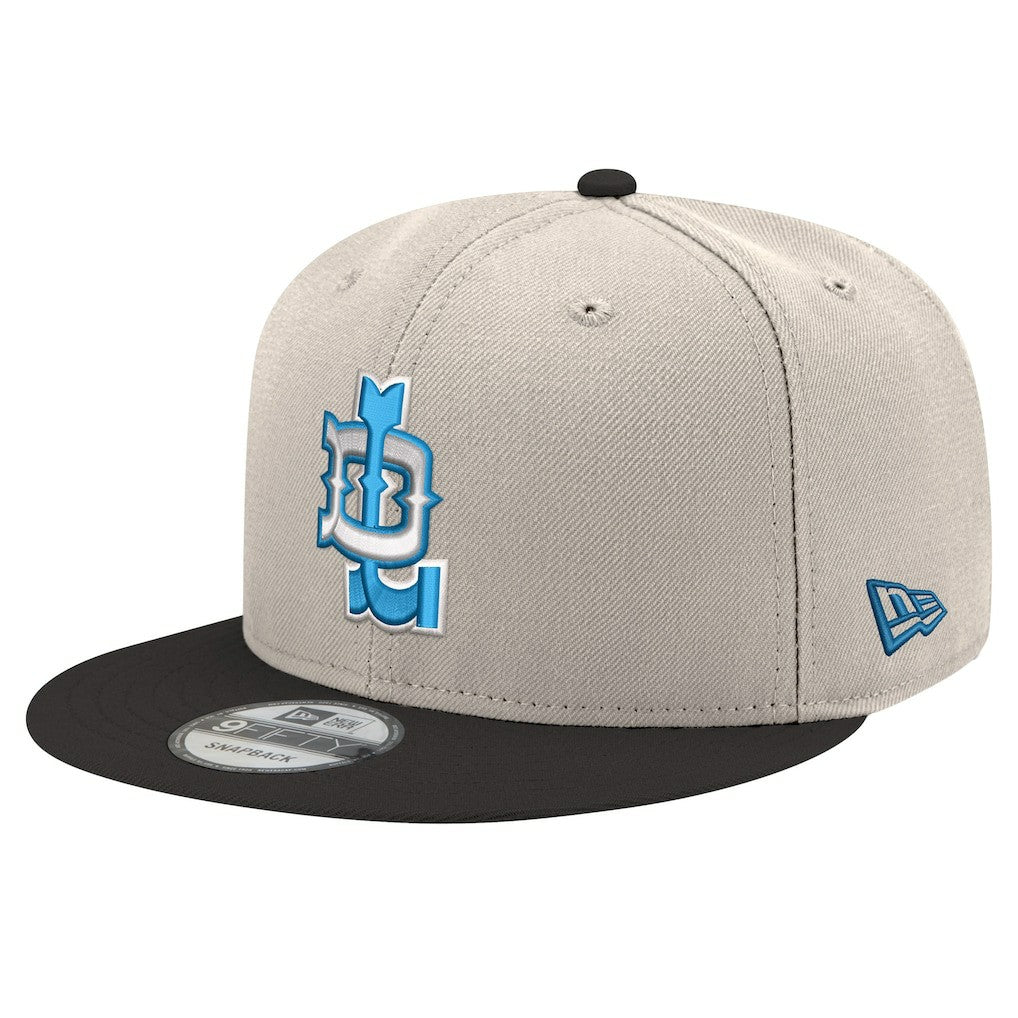 Detroit Lions New Era City Originals 9FIFTY Snapback Hat - Cream/Blue outlet