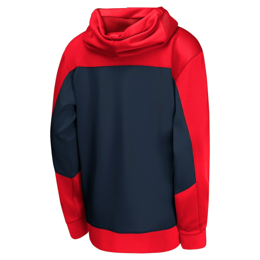 New Orleans Pelicans Youth Authentic On-Court Showtime Performance Full-Zip Hoodie - Red/Navy | Nike discount