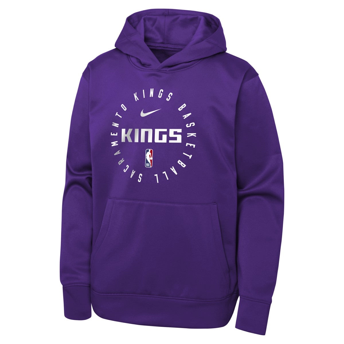 Sacramento Kings Youth Performance Practice Spotlight Pullover Hoodie - Purple | Nike online
