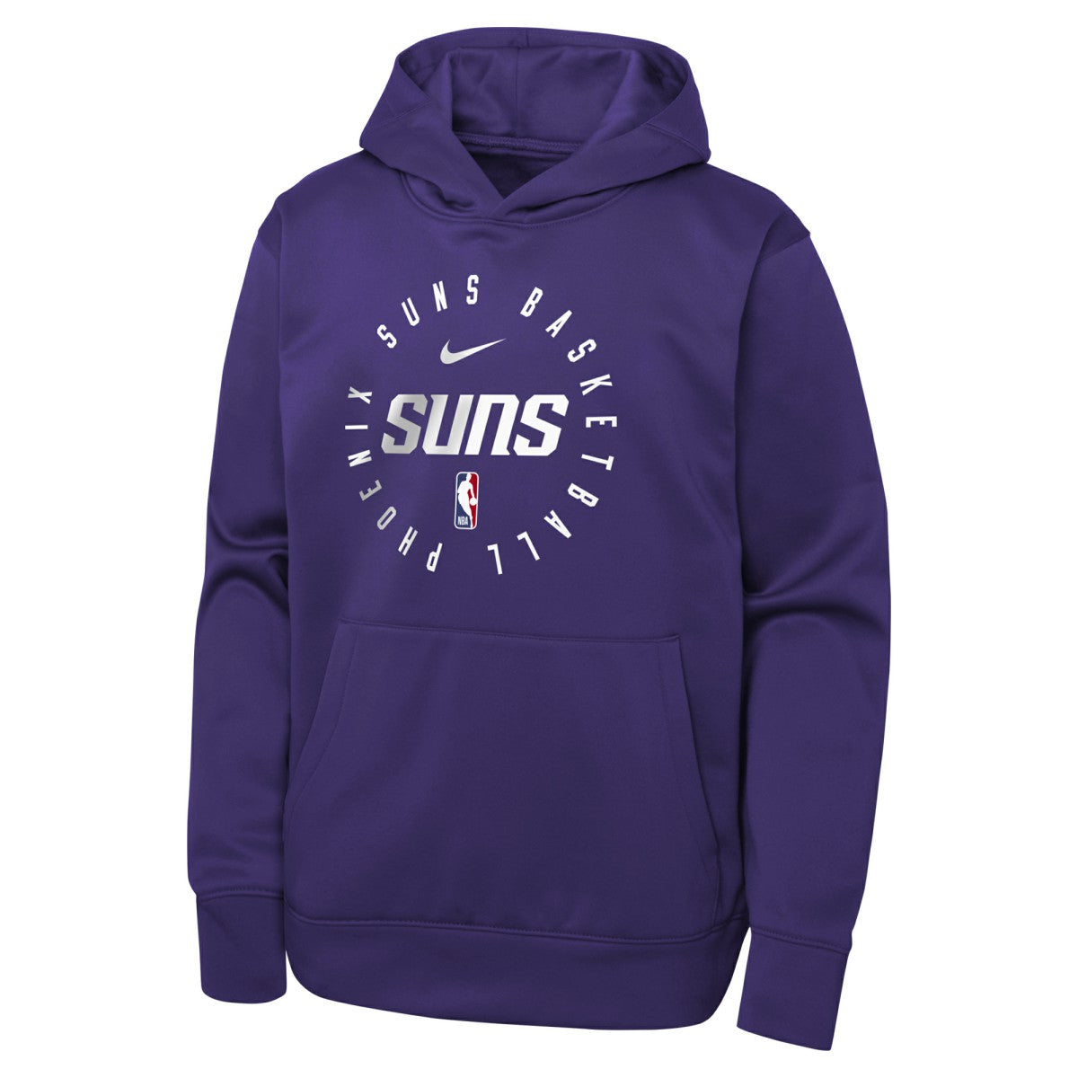 Phoenix Suns Youth Performance Practice Spotlight Pullover Hoodie - Purple | Nike online