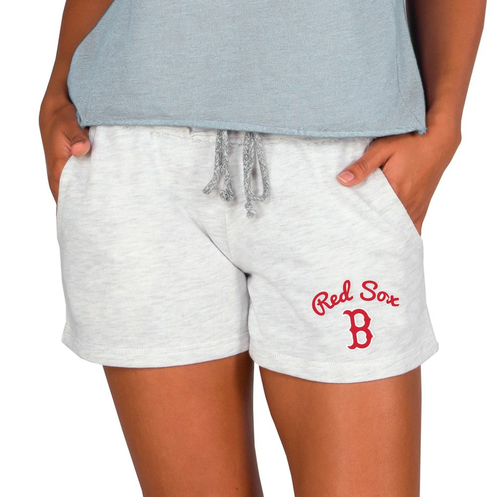 Boston Red Sox Concepts Sport Women's Mainstream French Terry Tri-Blend Shorts - Ash