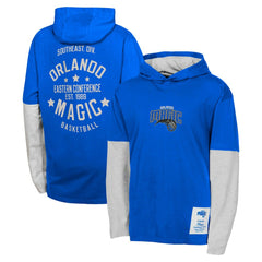 Orlando Magic Youth Small Ball Long Sleeve Hoodie T-Shirt - Blue for sale
