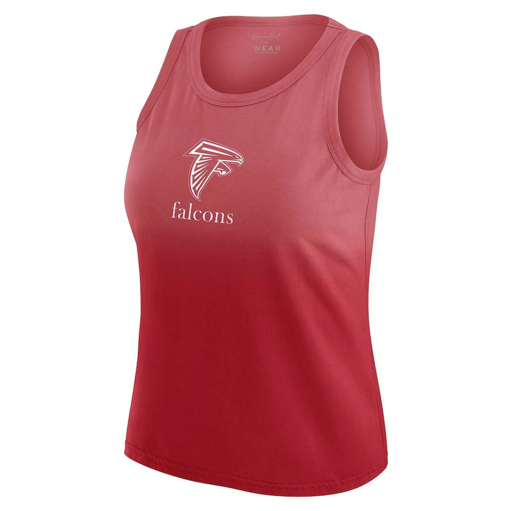 Atlanta Falcons WEAR by Erin Andrews x Gracie Hunt Women's Ombre Tank Top - Scarlet cheap