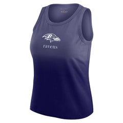 Baltimore Ravens WEAR by Erin Andrews x Gracie Hunt Women's Ombre Tank Top - Purple discount