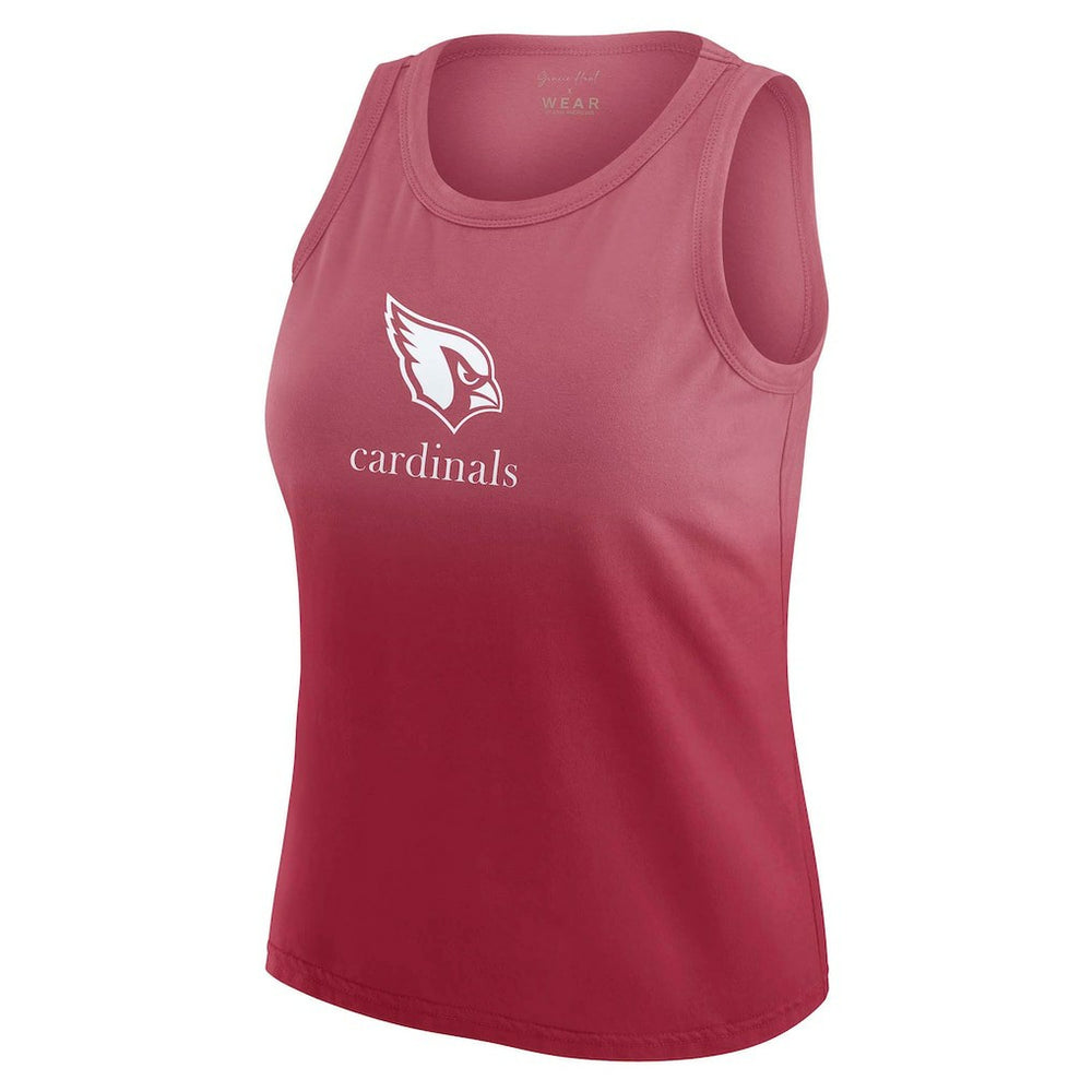 Arizona Cardinals WEAR by Erin Andrews x Gracie Hunt Women's Ombre Tank Top - Cardinal cheap