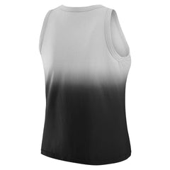 Las Vegas Raiders WEAR by Erin Andrews x Gracie Hunt Women's Ombre Tank Top - Black cheap
