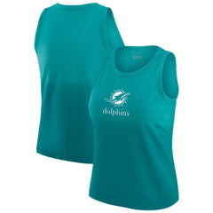 Miami Dolphins WEAR by Erin Andrews x Gracie Hunt Women's Ombre Tank Top - Aqua sale