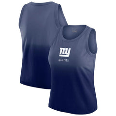New York Giants WEAR by Erin Andrews x Gracie Hunt Women's Ombre Tank Top - Navy online