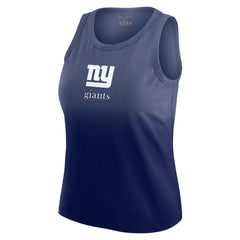 New York Giants WEAR by Erin Andrews x Gracie Hunt Women's Ombre Tank Top - Navy online