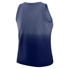 New York Giants WEAR by Erin Andrews x Gracie Hunt Women's Ombre Tank Top - Navy online