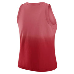 San Francisco 49ers WEAR by Erin Andrews x Gracie Hunt Women's Ombre Tank Top - Scarlet discount