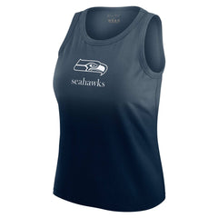 Seattle Seahawks WEAR by Erin Andrews x Gracie Hunt Women's Ombre Tank Top - Navy online