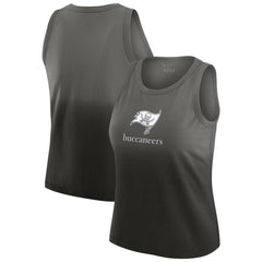 Tampa Bay Buccaneers WEAR by Erin Andrews x Gracie Hunt Women's Ombre Tank Top - Pewter outlet