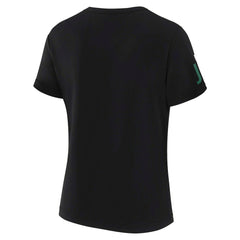 New York Jets WEAR by Erin Andrews x Gracie Hunt Women's Draft Me Lace-Up T-Shirt - Black online