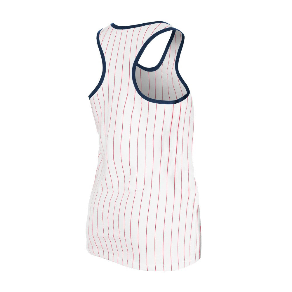 St. Louis Cardinals Women's Gameday Pinstripe Tank Top - White | New Era