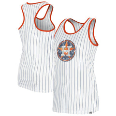 Houston Astros Women's Gameday Pinstripe Tank Top - White | New Era