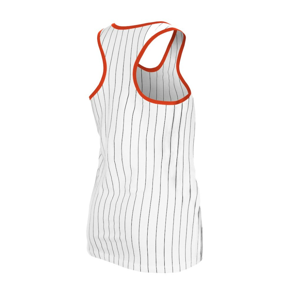 San Francisco Giants Women's Gameday Pinstripe Tank Top - White | New Era