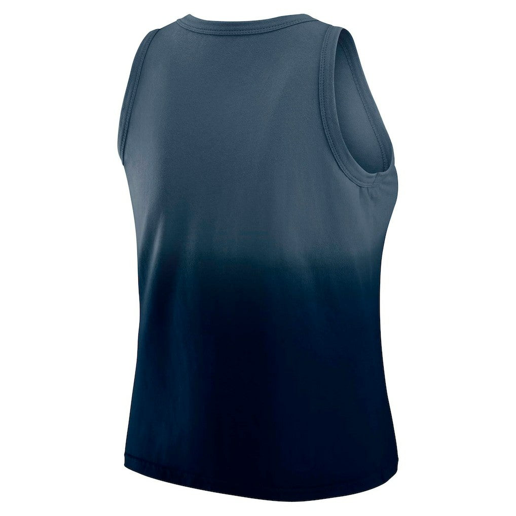 Dallas Cowboys WEAR by Erin Andrews x Gracie Hunt Women's Ombre Tank Top - Navy discount