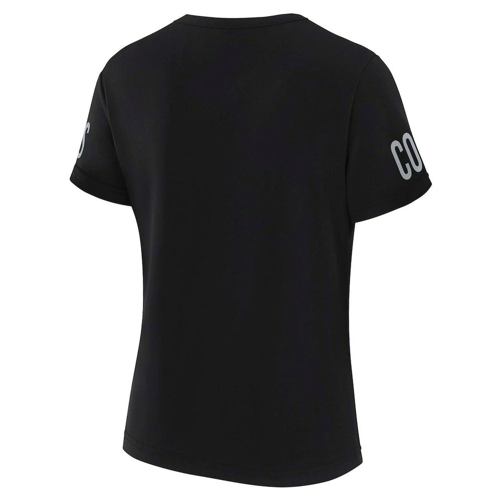 Dallas Cowboys WEAR by Erin Andrews x Gracie Hunt Women's Draft Me Lace-Up T-Shirt - Black on sale