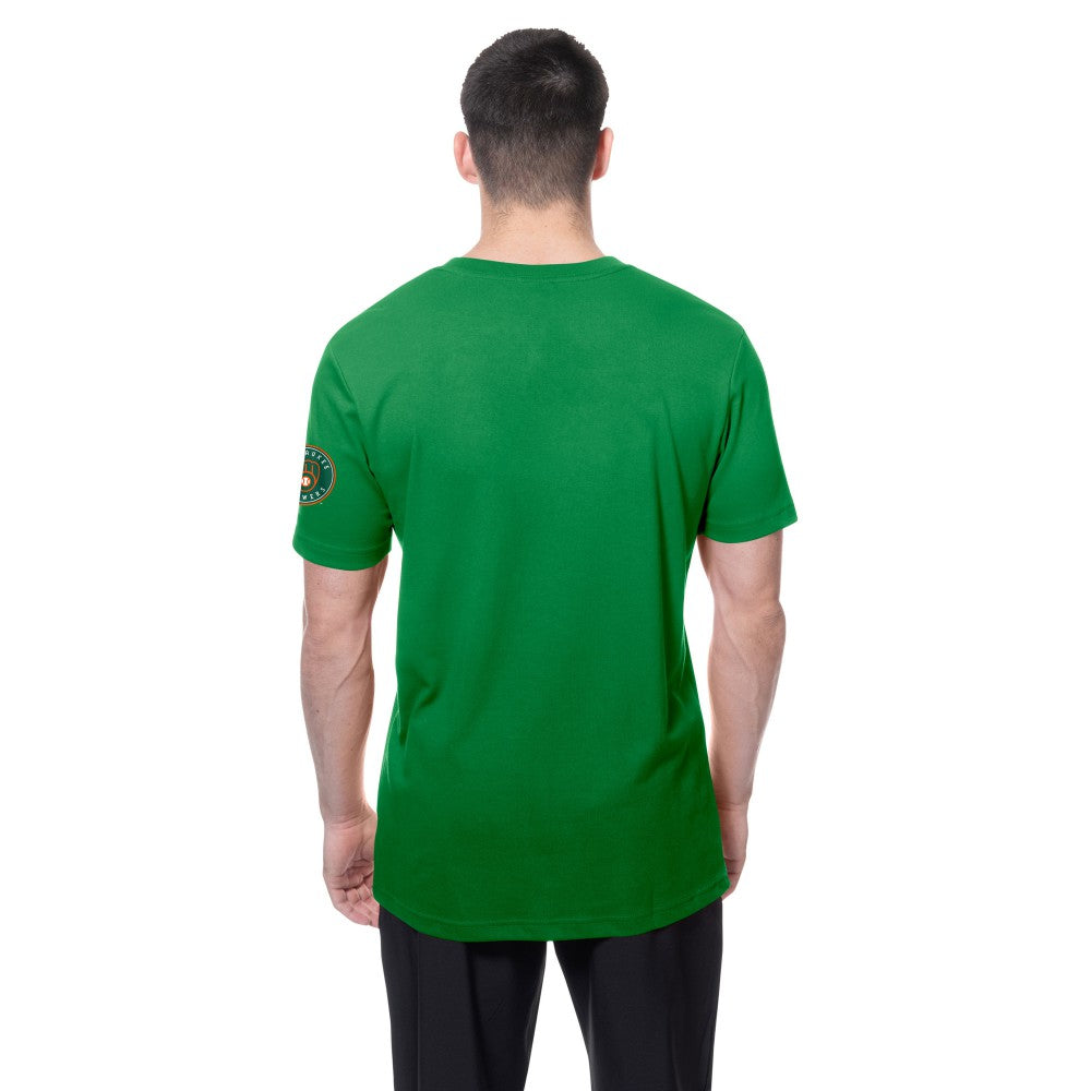Milwaukee Brewers St. Patrick's Day Shamrock Fill T-Shirt - Kelly Green | New Era