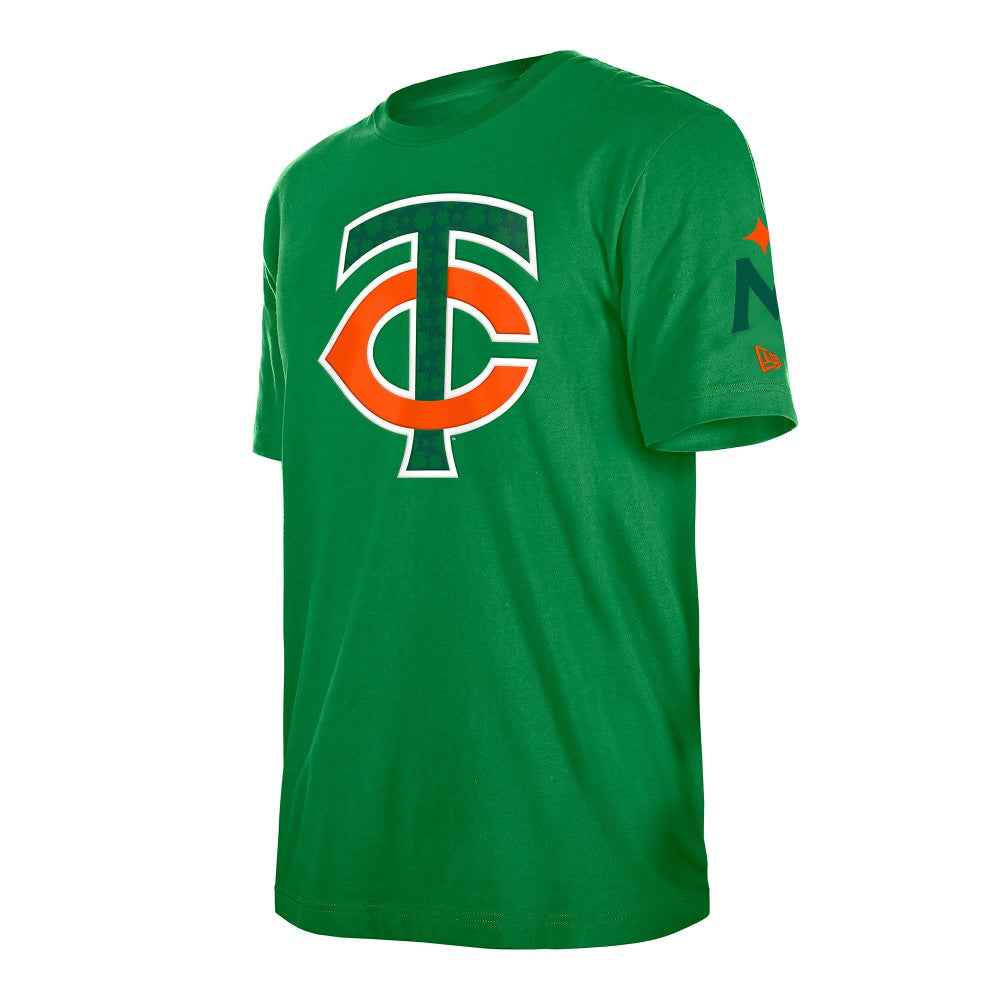 Minnesota Twins St. Patrick's Day Shamrock Fill T-Shirt - Kelly Green | New Era