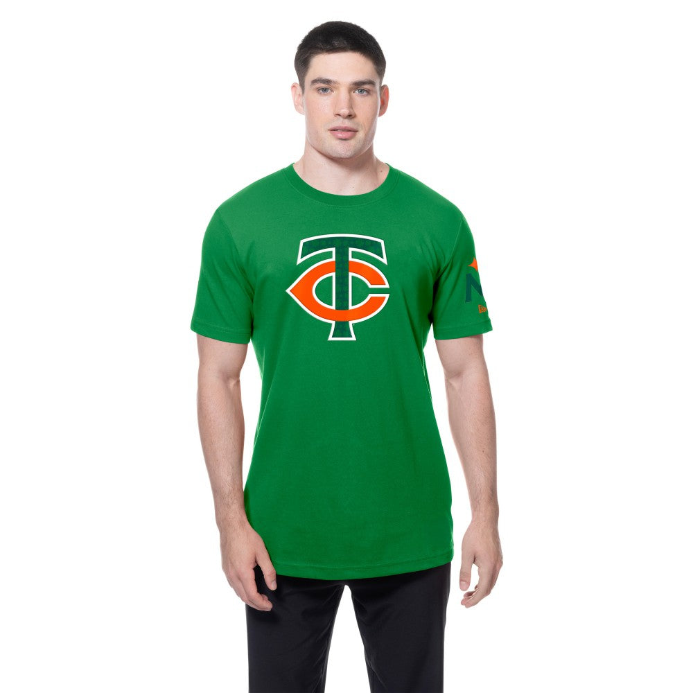 Minnesota Twins St. Patrick's Day Shamrock Fill T-Shirt - Kelly Green | New Era