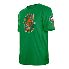 Seattle Mariners St. Patrick's Day Shamrock Fill T-Shirt - Kelly Green | New Era