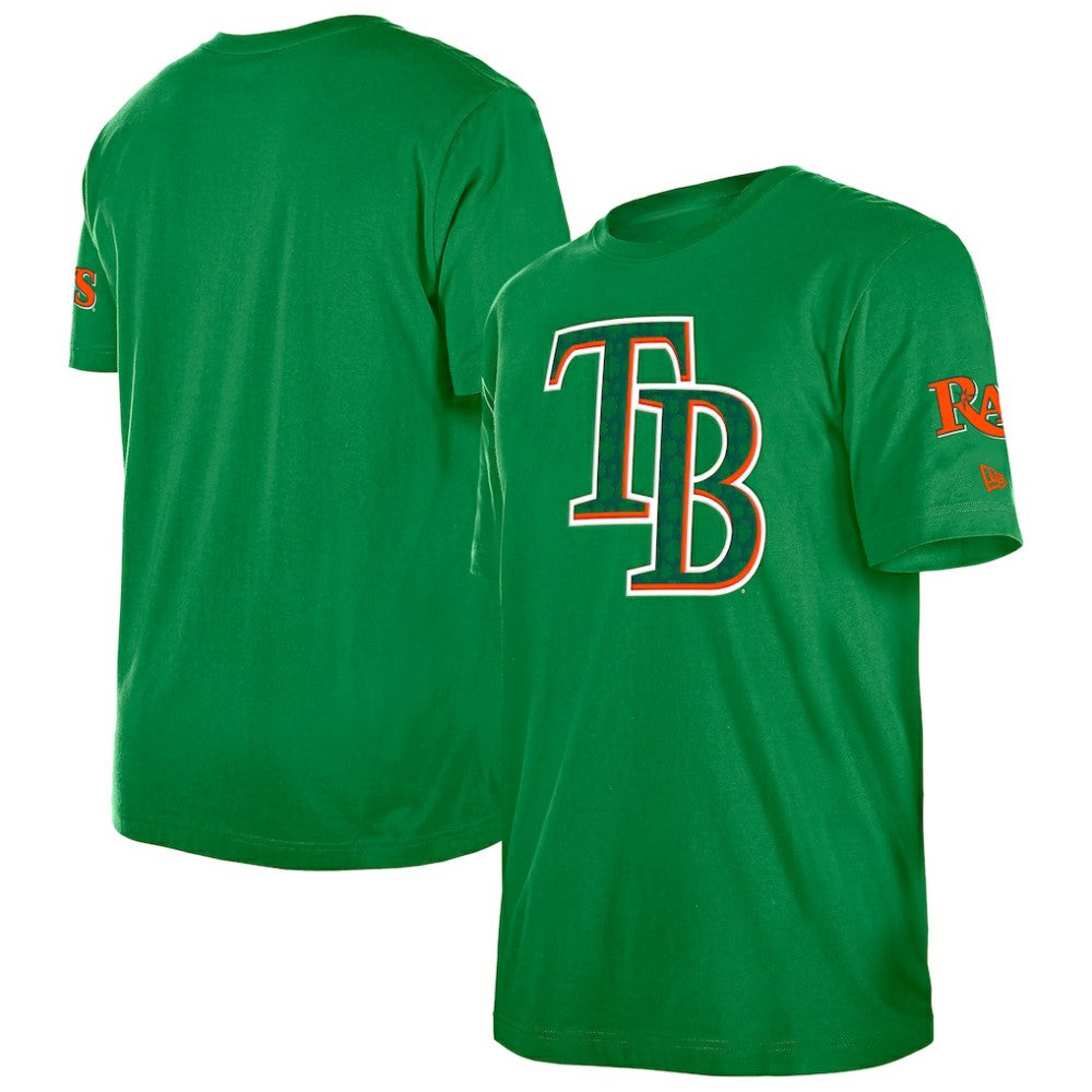 Tampa Bay Rays St. Patrick's Day Shamrock Fill T-Shirt - Kelly Green | New Era
