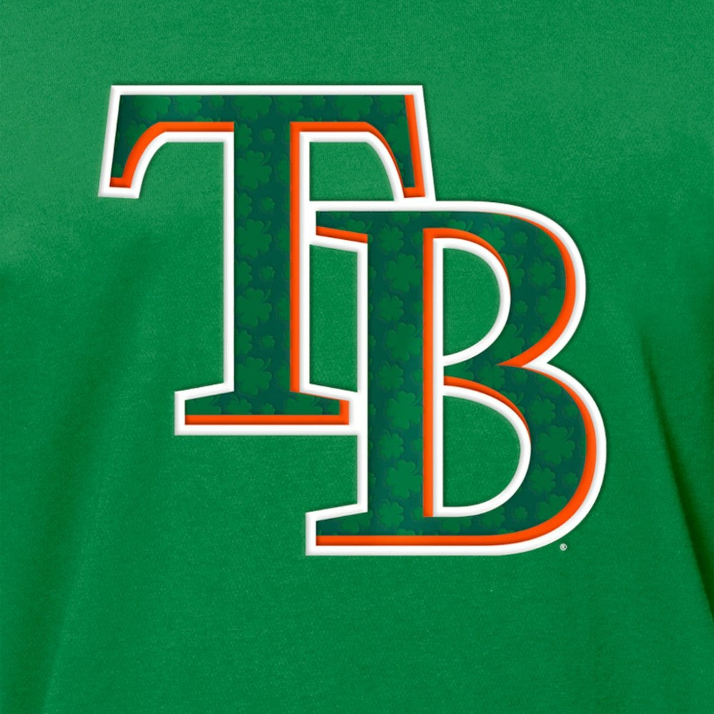 Tampa Bay Rays St. Patrick's Day Shamrock Fill T-Shirt - Kelly Green | New Era