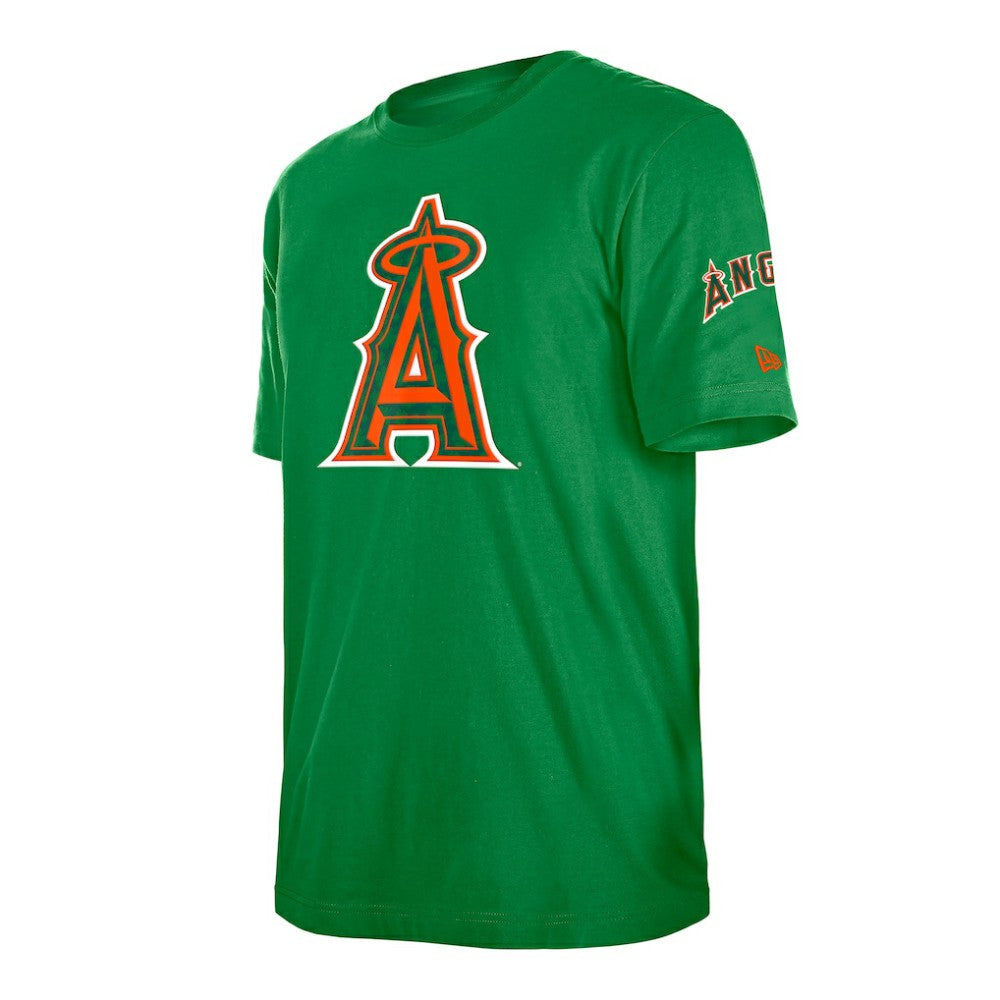 Los Angeles Angels St. Patrick's Day Shamrock Fill T-Shirt - Kelly Green | New Era