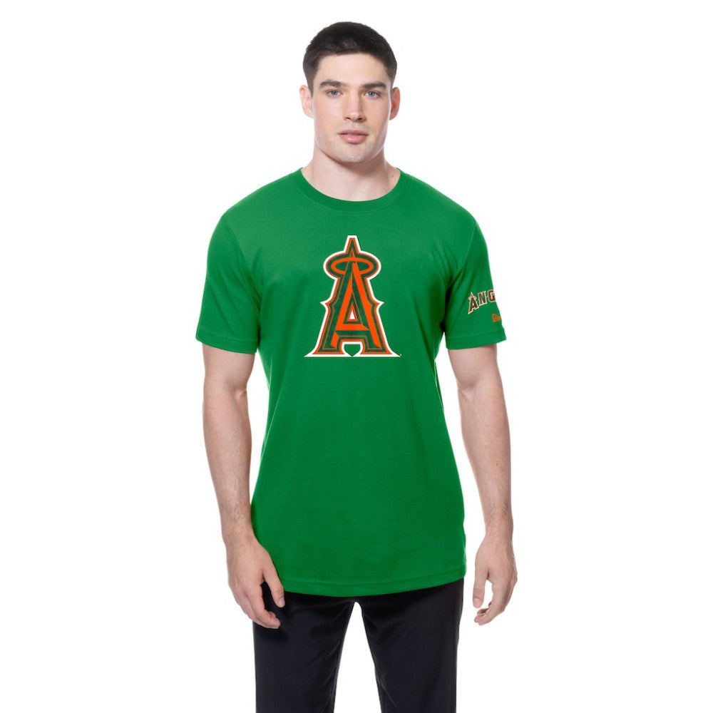Los Angeles Angels St. Patrick's Day Shamrock Fill T-Shirt - Kelly Green | New Era